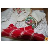 Assorted Kitchen Linens and Dish Towels Drawer Lot
