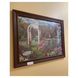 Framed Garden Jigsaw Puzzle Artwork