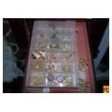 Assorted Costume Jewelry Brooch Collection