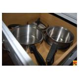 Chefs Ware Stainless Steel Cookware Set with Lids