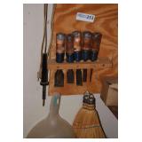 Craftsman Wood Chisels with Wall Rack