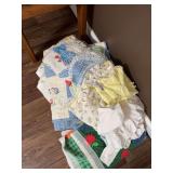 Assorted Nursery Quilts and Bedding Lot