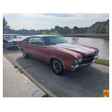 1970 Chevrolet Chevelle SS 454 Coupe, Turbo Jet, 450 HP; 35,784 Miles Showing