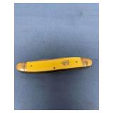 Rough Rider RR598 Yellow Handle Folding Pocket Knife