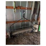 Tractor-Towed Reel Mower with Steel Frame and Wheels