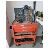 Kennedy Rolling Tool Chest with Hardware Organizers and Contents