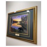 Framed Ervin Molnar Wildlife Print with Biblical Scripture Mat