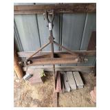 Three-Point Hitch Cultivator Shovel Attachment with Steel Frame
