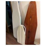 Lot of Three Assorted Ironing Boards Including Wooden and Metal Framed Models