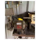 Heavy Duty Bench Grinder with Wire Wheel and Grinding Wheel