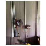 Retractable Cord Reel with Drop Light