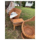 Wicker Living Room Furniture Set