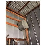 Galvanized Metal Wash Tub with Handles