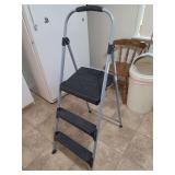 Cosco Three-Step Folding Step Stool with Handrail