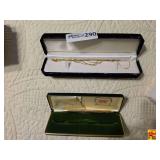 Cross Pen, Gold-Tone Bracelets & Chain, and Brooch Jewelry Lot