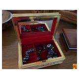 Collection of Decorative Wooden Items and Jewelry Boxes