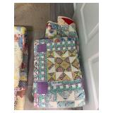 Handmade Patchwork Quilt with Star Pattern