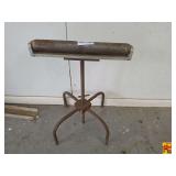Adjustable Material Support Stand with Roller
