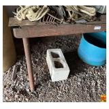 Industrial Work Table (Contents not included)
