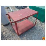 2-Shelf Rolling Utility Cart