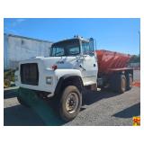 1996 Ford L9000 Salt Spreader; 158,280 miles; VIN 1FDZU90L8TVA25676 (021029) With Warren Salt Spreader (098893)