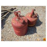 (2) Gas Cans
