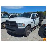 2014 Dodge Ram 2500 Flatbed Truck, HEMI 5.7L V8; 129,934 miles; VIN 3C7WR4HT2EG213057 (021755)