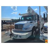 2015 International 4000 SBA 4x2 Bucket Truck, max force diesel (using oil); 198,623 miles; VIN 3HAMKAAR7FL525658