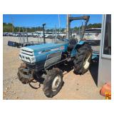 Mitsubishi D3250 FD Tractor With Tiller; 452 hrs on tractor
