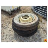 (3) Model A Rims & Tires