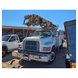 1995 Ford F-800 Digger Truck; 109,146 miles; VIN 1FDXF80E9SVA63798