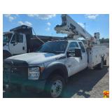 2015 Ford F-550 Super Duty Bucket Truck, 6.7 power stroke diesel, Warn 16.5 ti Winch; 189,599 miles; 507.3 hrs; VIN 1FD0X5HT9FEB57296