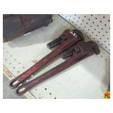 (2) Pipe Wrenches