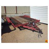 Tandem Axle Equipment Trailer; Bill Of Sale Only