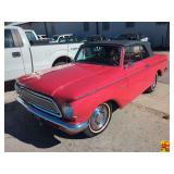 1963 AMC Rambler American 440 Convertible; 19,660 miles showing; Body A004431, Model 6307-B, Trim 345V, Paint 72; VIN B610188; Bill Of Sale Only