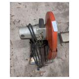 Orange and Grey Industrial Chop Saw