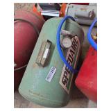 Speedaire Portable Air Tank with Hose and Gauge