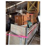 Assorted Warehouse Lot Including Storage Cabinets, Metal Racks, and Equipment