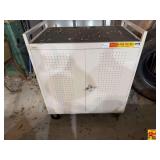 Bretford Rolling Storage Cabinet with Perforated Doors