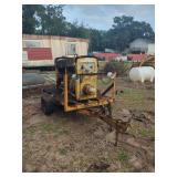 Lincoln Electric Welder on Trailer with Galvanized Tub