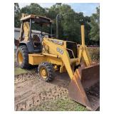 John Deere 310E 4x4 Backhoe Loader with Operator Seat Wear