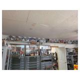 Assorted Automotive Hubcaps, Die-Cast Model Cars, and Garage Collectibles