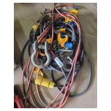 Assorted Rigging Chains, Shackle, and Heavy-Duty Cords