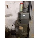 Assorted Metal Ammo Cans and Storage Lot