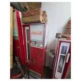 Drink Coca-Cola Soda Vending Machine with Red and White Finish