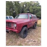 Red SUV Project Vehicle