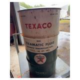Texaco Texamatic Fluid Metal Barrel