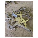 Assorted Locking C-Clamps Lot