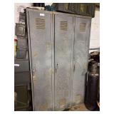 Metal Storage Locker Unit with Three Doors