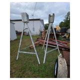 Pair of Welded Steel Support Stands